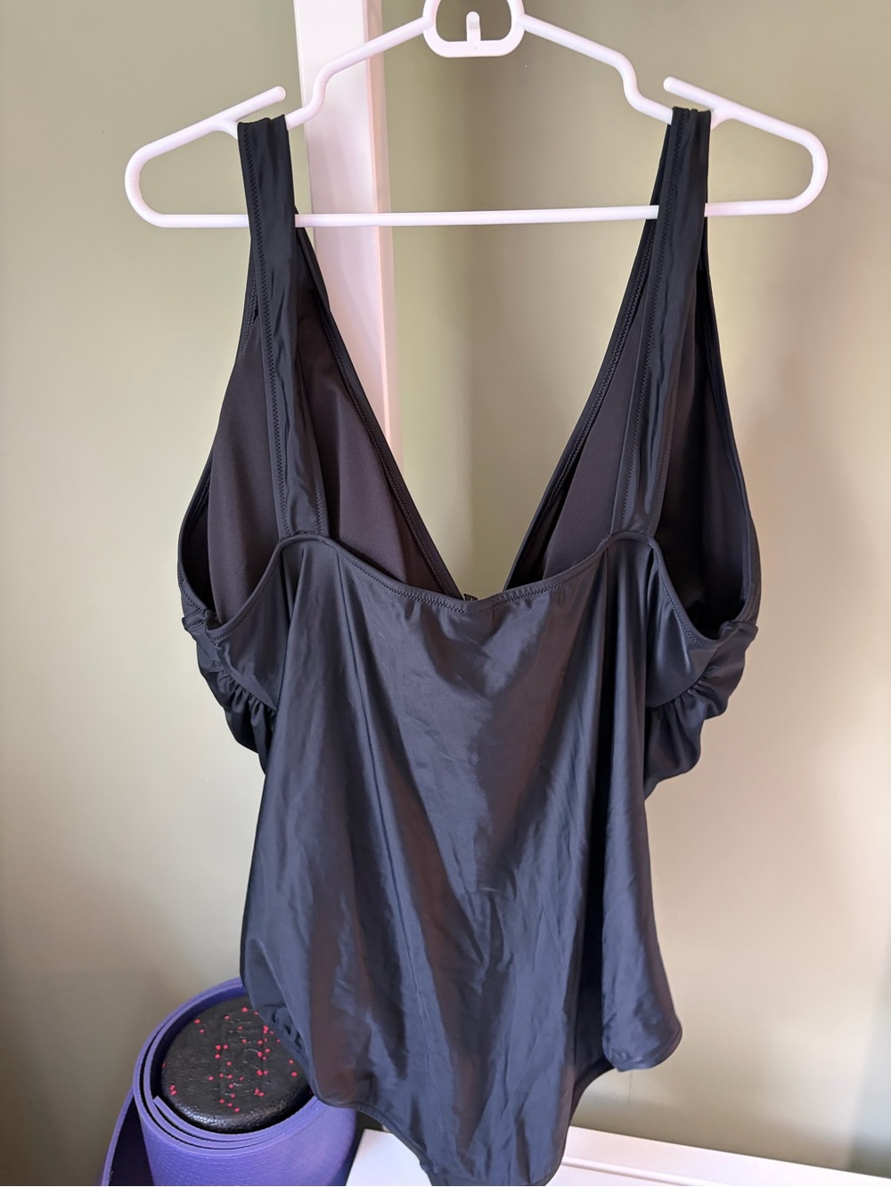 J. Crew Ruched One Piece - Picture 2 of 3